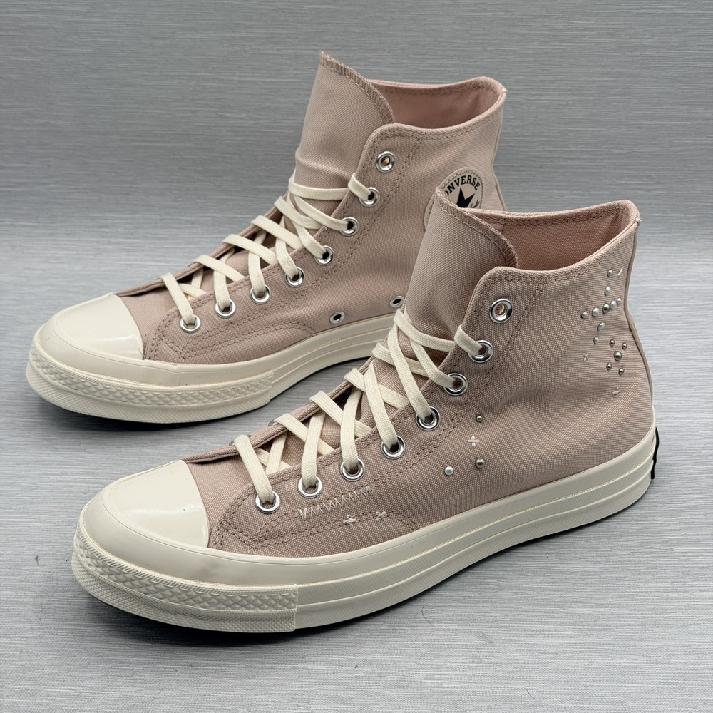 Converse Chuck 70 Women's 11 Pink High Top Sneakers Beaded Studded A12511C